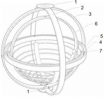 Device for preventing object inversion and vibration based on axial rotation