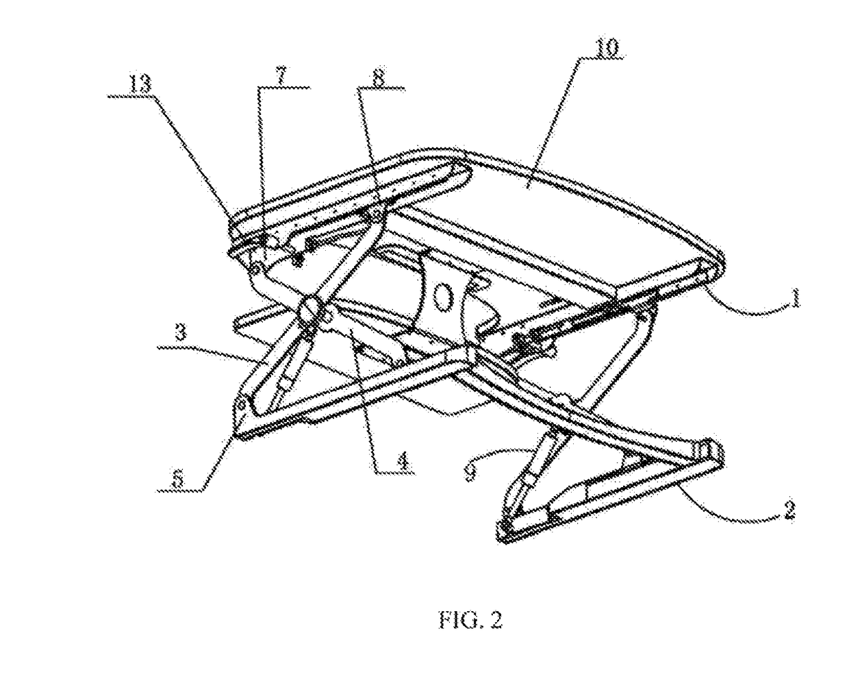 Elevation working platform