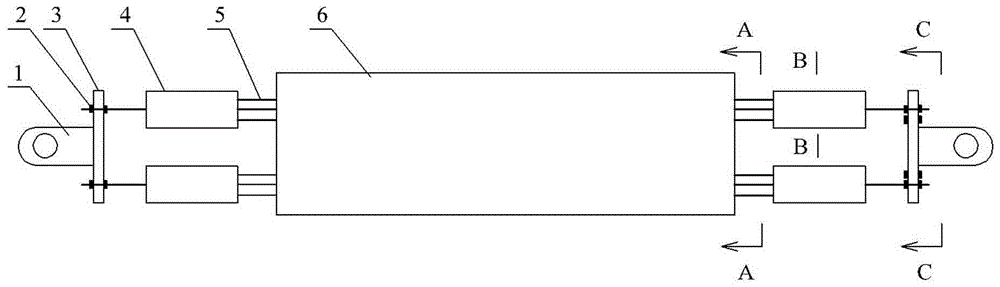 Decentralized anti-buckling bracing and its construction method