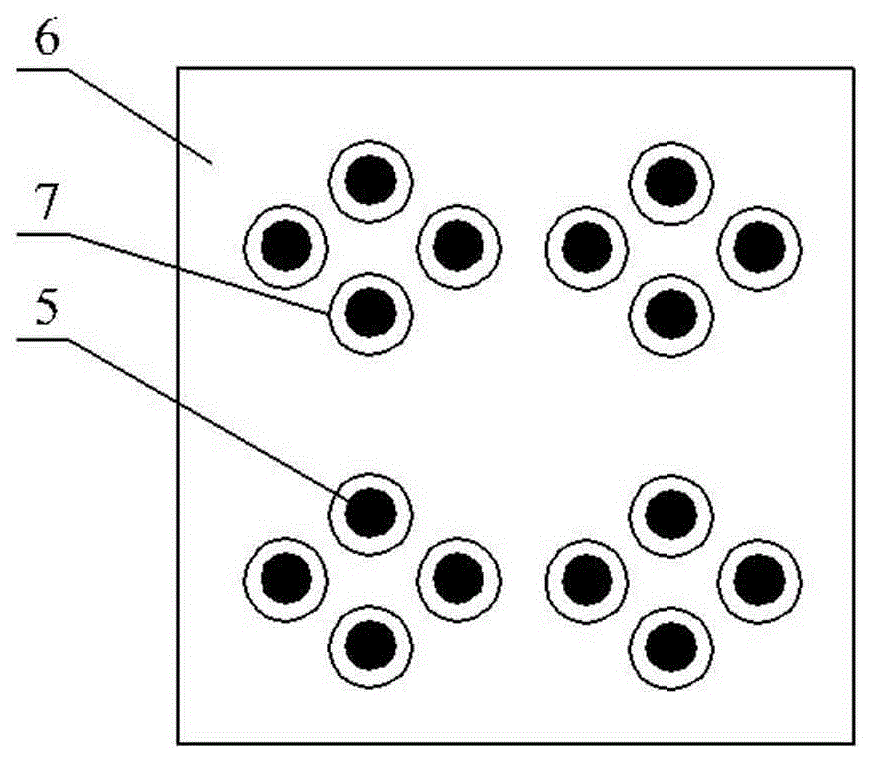 Decentralized anti-buckling bracing and its construction method