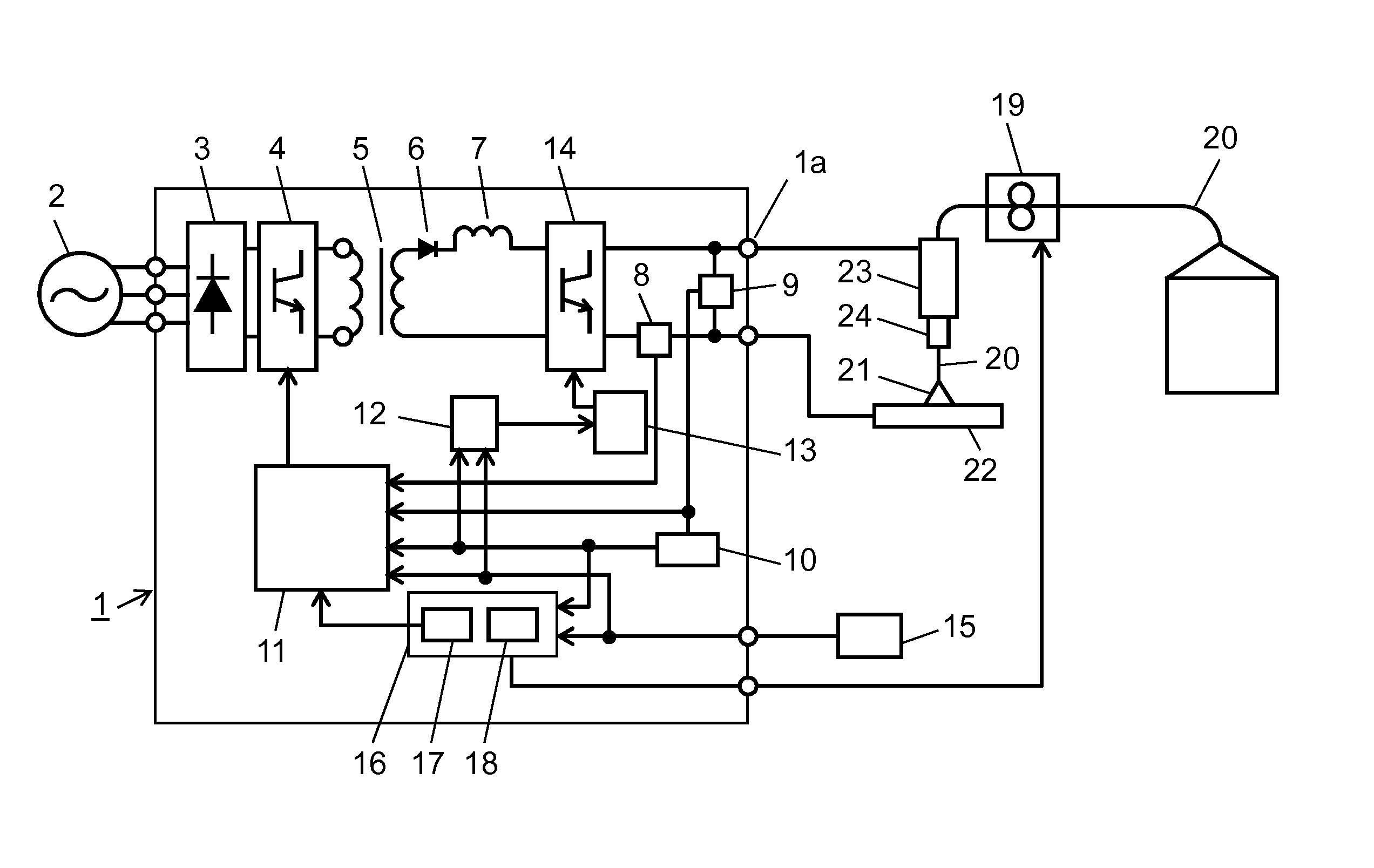 Arc welding control method and arc welding apparatus