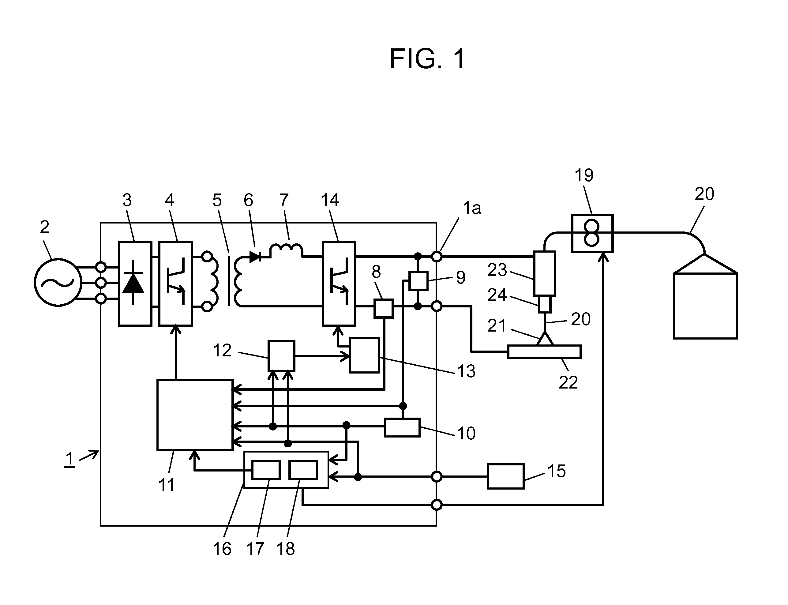 Arc welding control method and arc welding apparatus