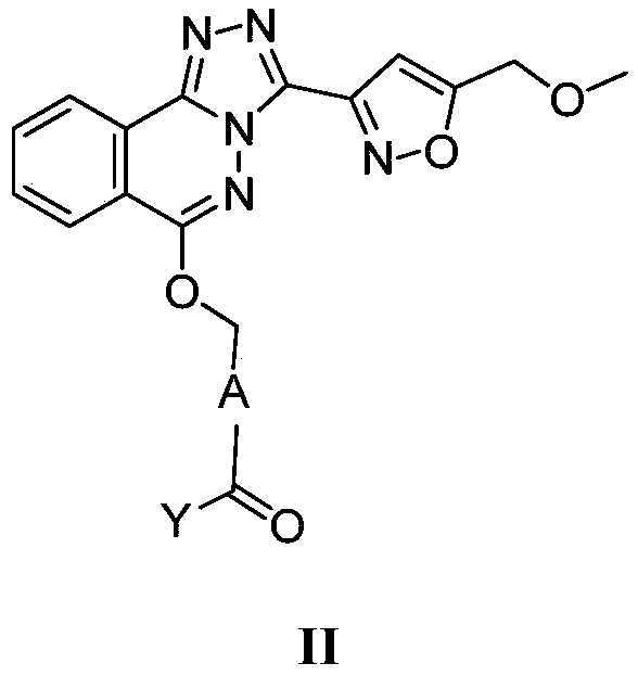 Phthalazine isoxazole alkoxy derivative, preparation method, pharmaceutical composition and uses thereof