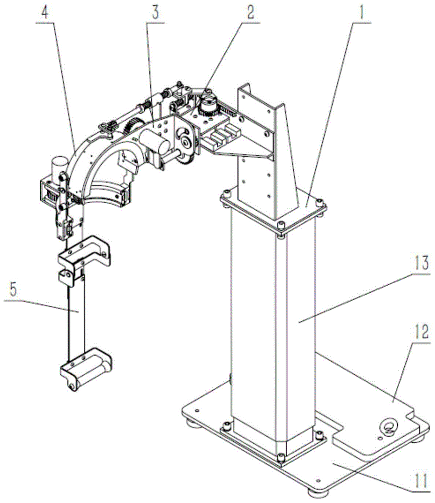 A shoulder joint motion bionic rehabilitation training device