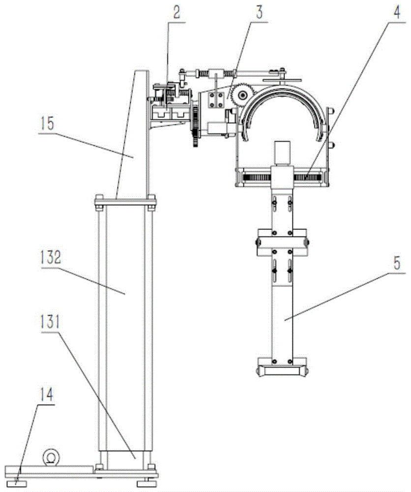 A shoulder joint motion bionic rehabilitation training device