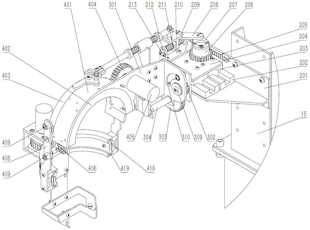 A shoulder joint motion bionic rehabilitation training device