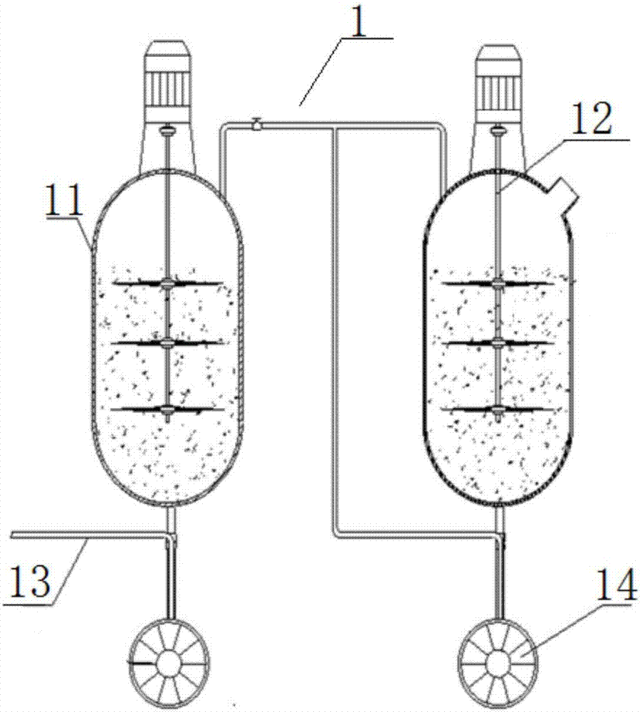 Cyanuric acid lead compound stabilizer production system and processing method thereof