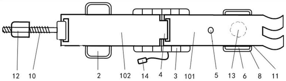 Radial artery puncture wound hemostat and operating method therefor