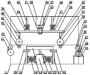 Cleaning device for air purification filter screen