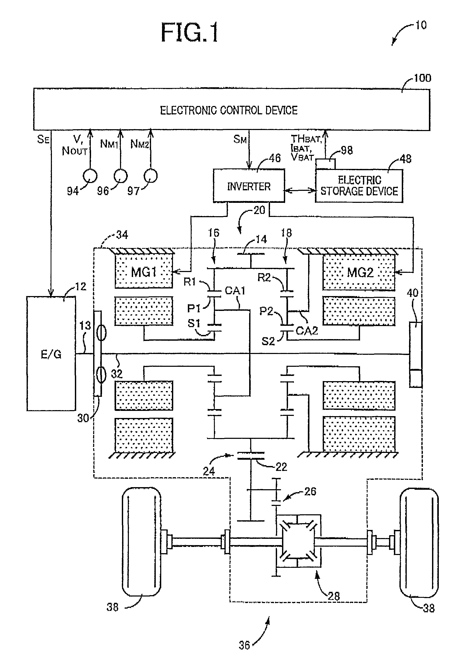 Control device of hybrid vehicle