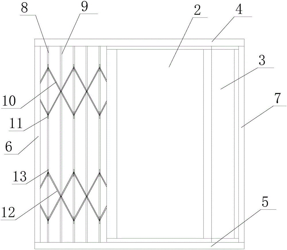 Translation window with invisible anti-theft net