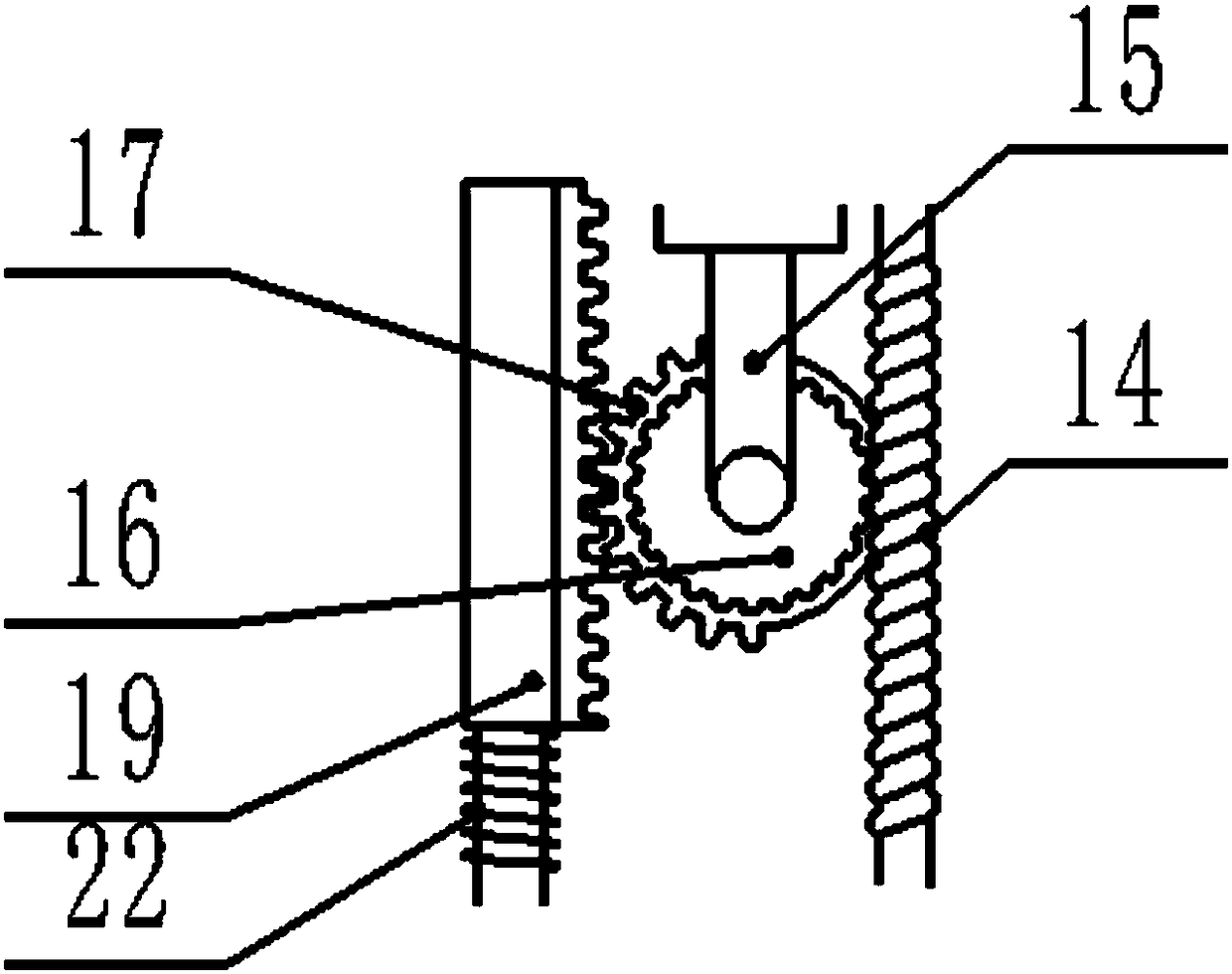 Bolt hole machining device for die machining