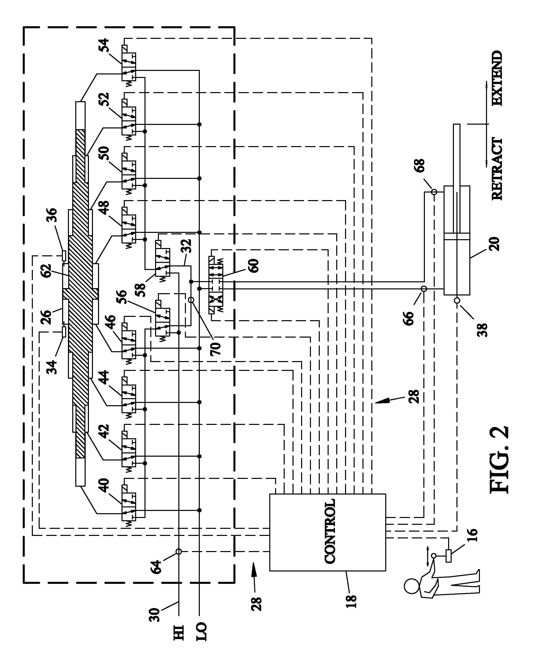 Digital hydraulic system