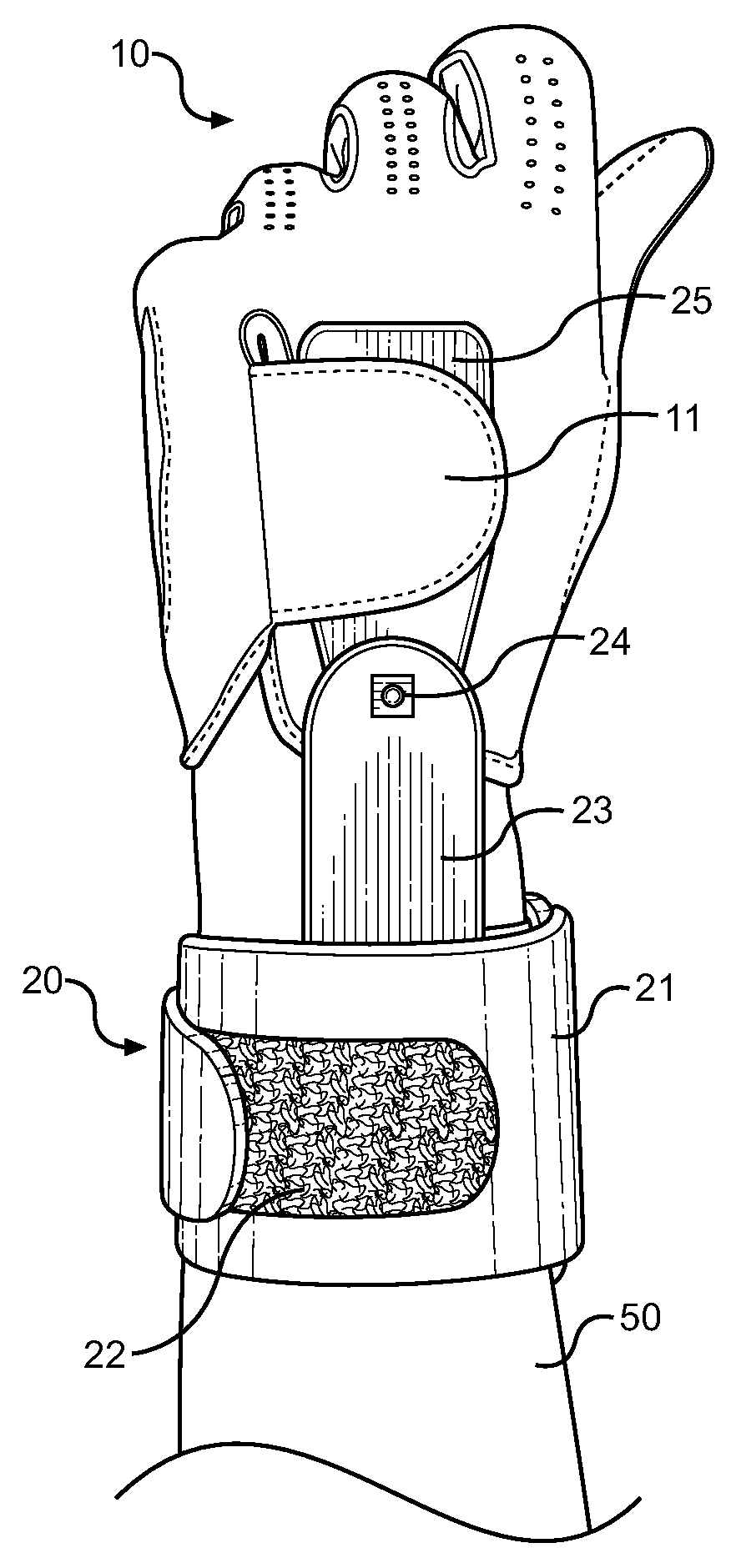 Wrist training device for a golf swing and putting stroke