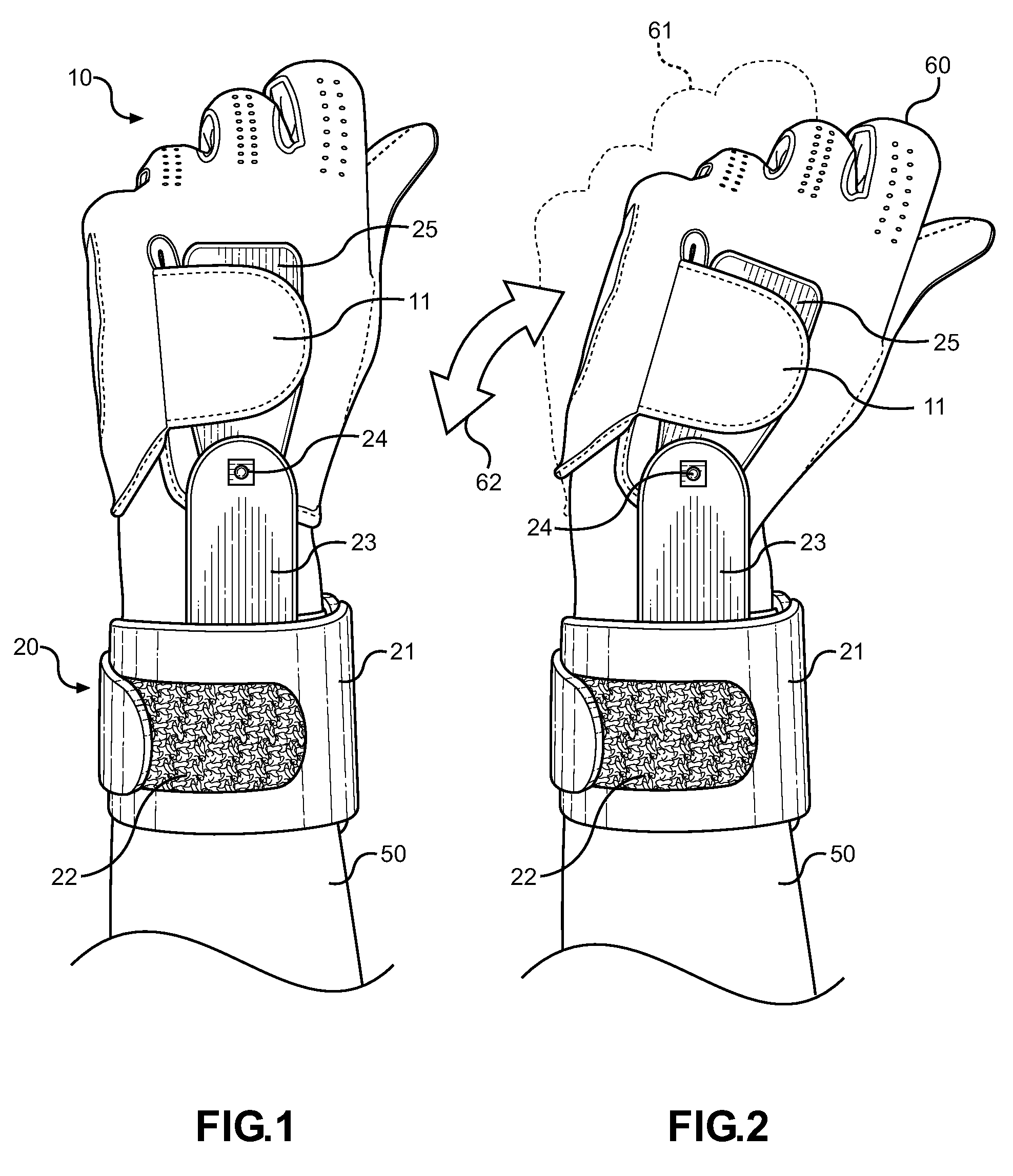 Wrist training device for a golf swing and putting stroke