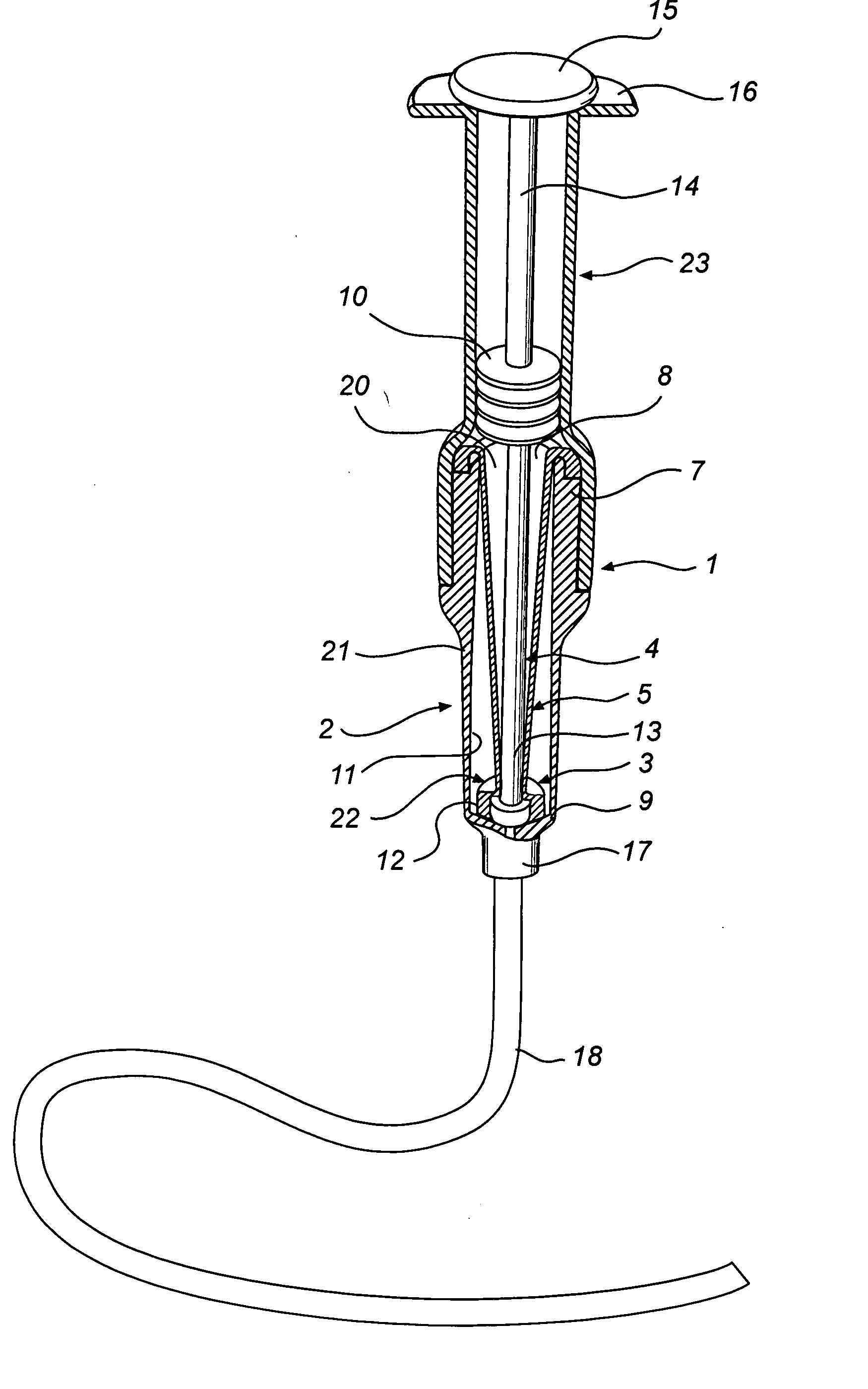 Sterile syringe