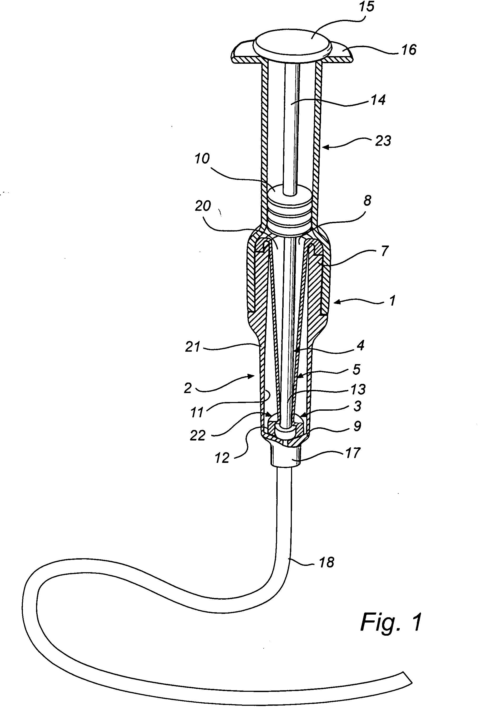 Sterile syringe