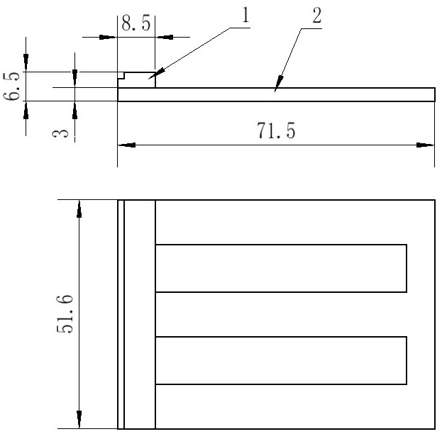 A welding process for copper-aluminum composite row