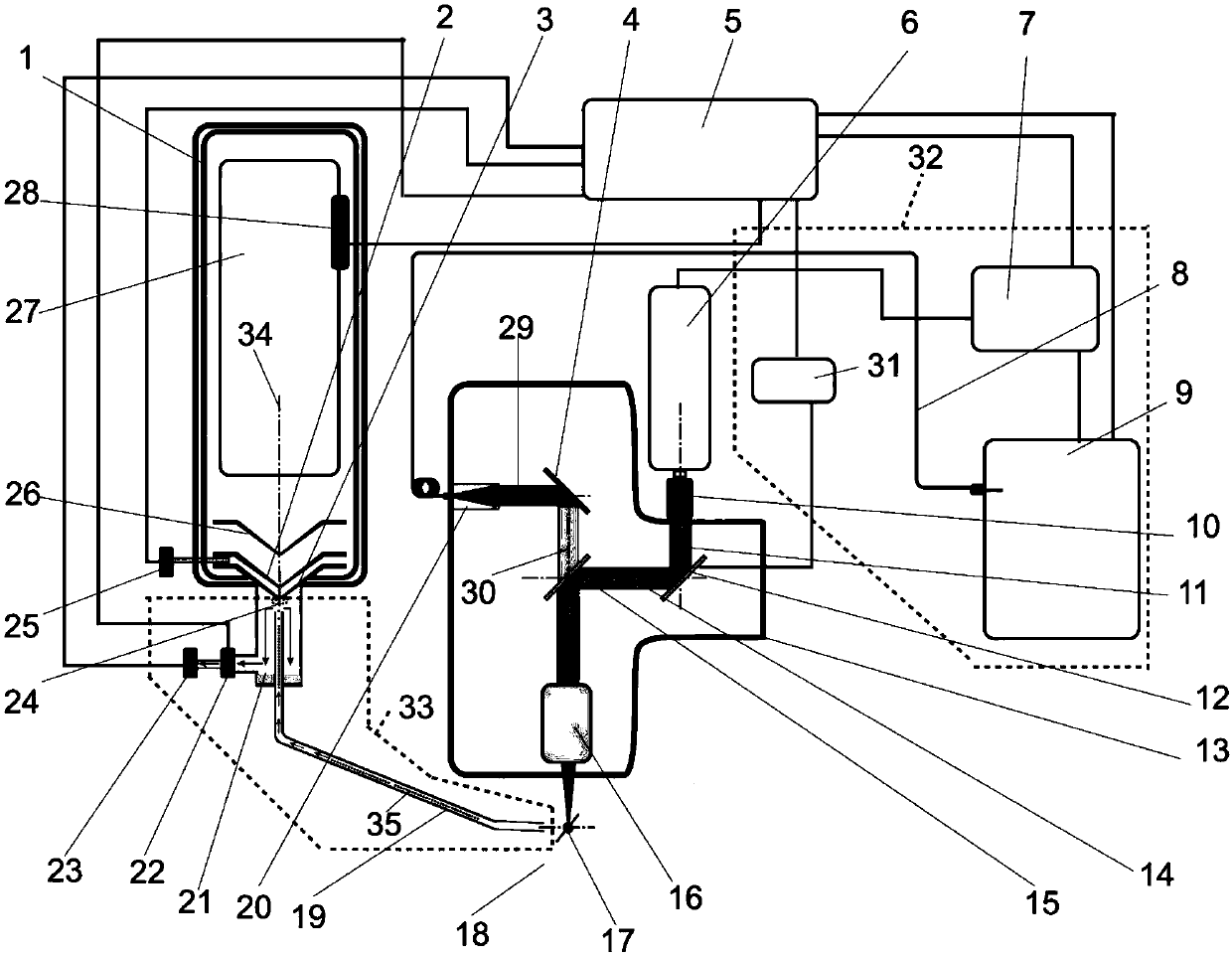 Substance detection method through optical spectrometry-mass spectrometry combination under planet open environment