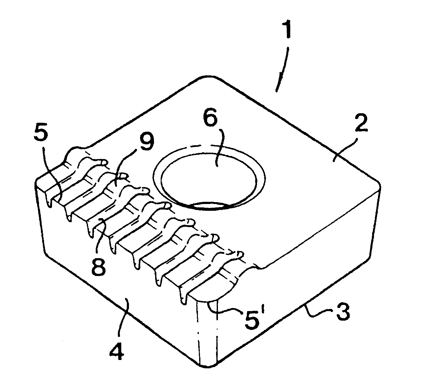 Cutting insert with cooling channel