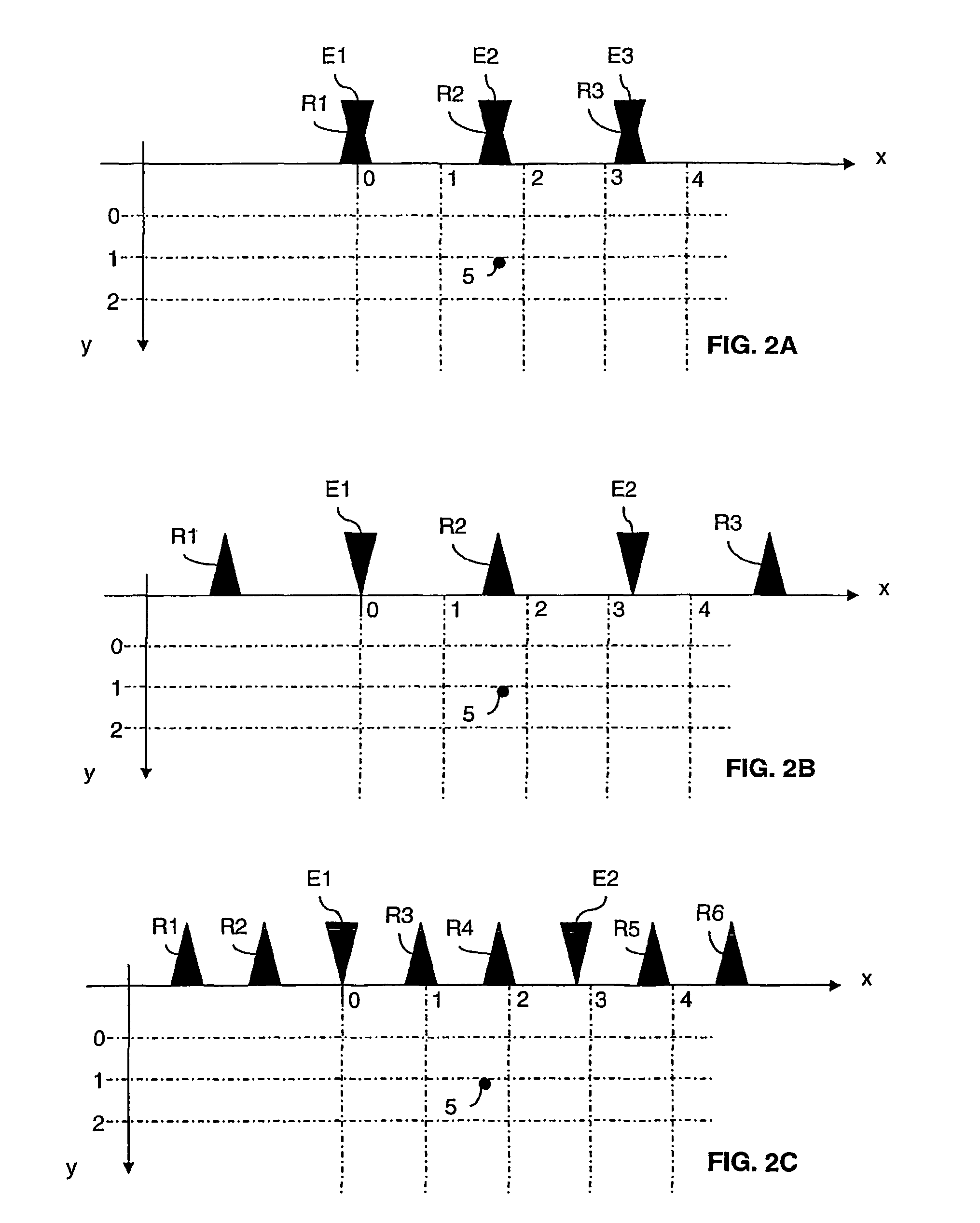 Method and a device for optically detecting the position of an object by measuring light reflected by that object