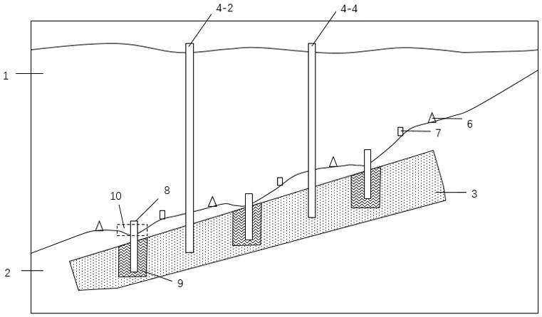 Safe mining method for natural gas hydrate