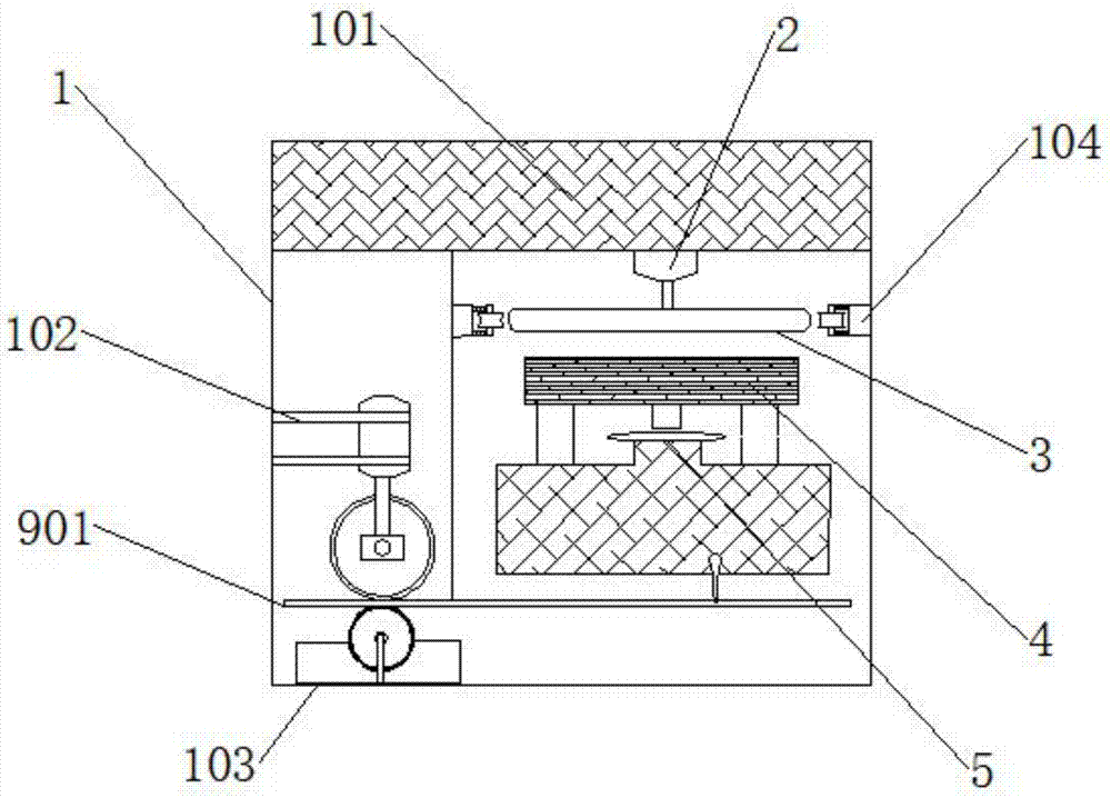 Accurate powder-adding device of flux-cored wire