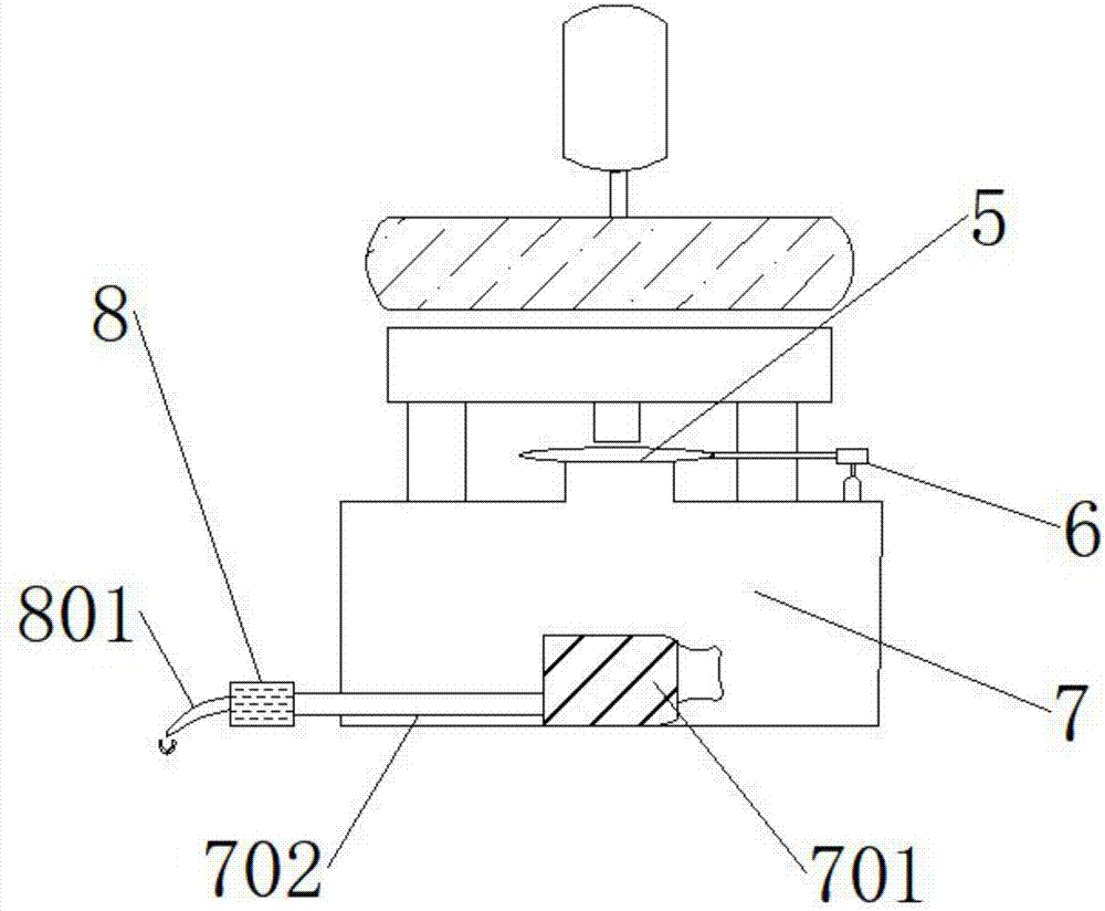 Accurate powder-adding device of flux-cored wire