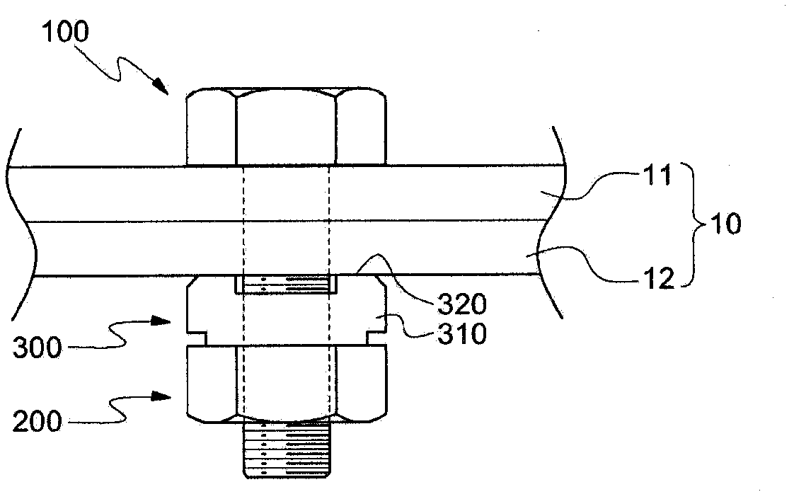 Lock nut and a fastening unit comprising the same