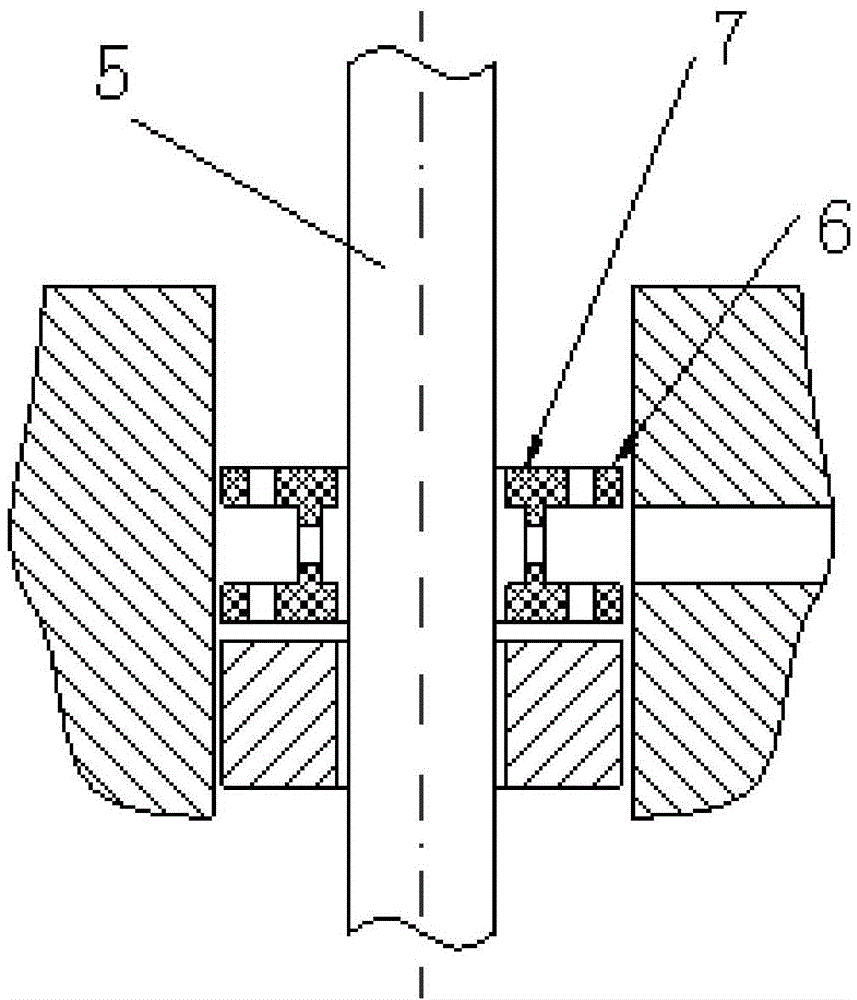 Taking-out device for outer ring of externally-braced valve stem packing leakage extraction ring and installation method thereof