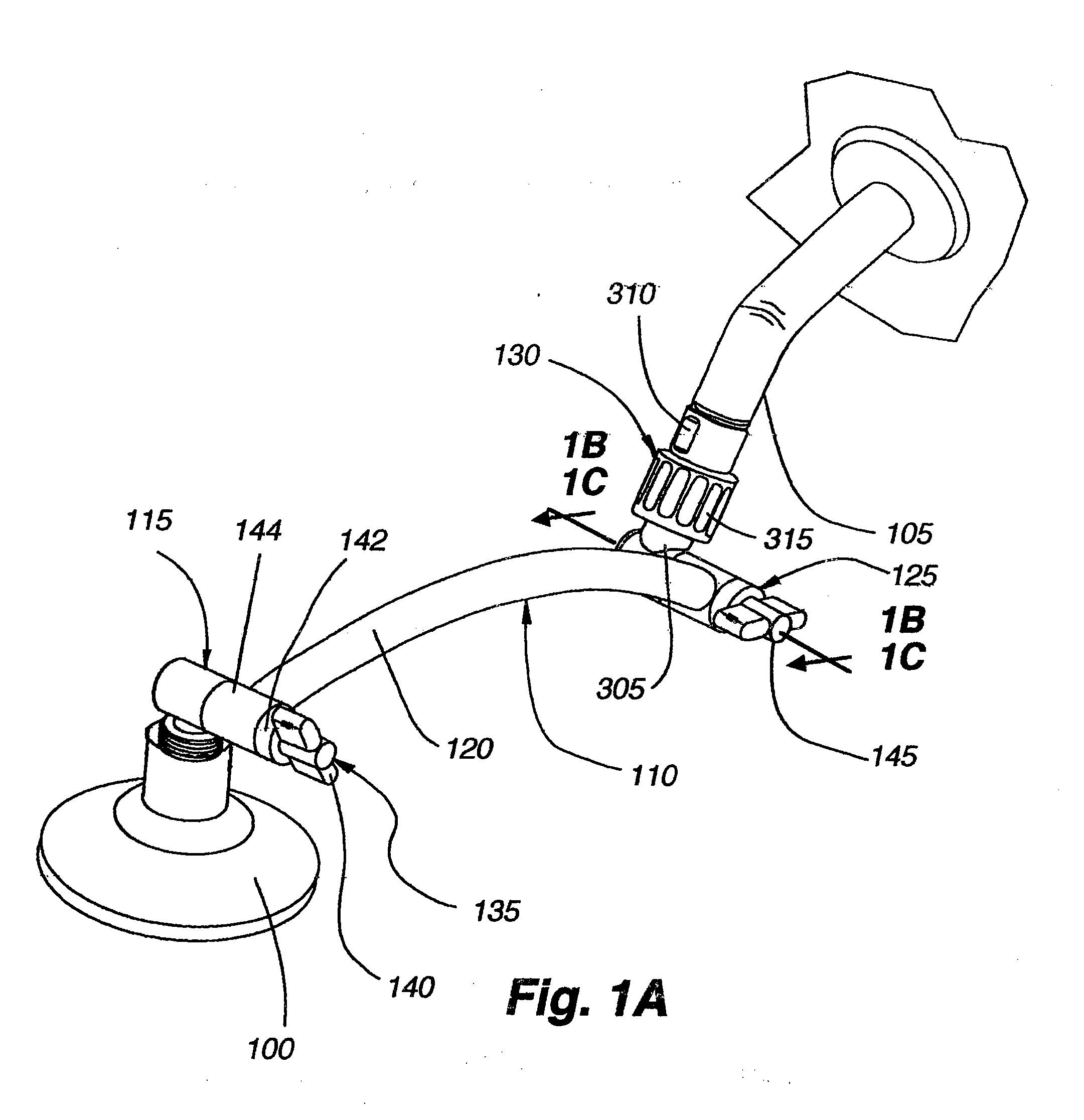 Showerhead attachment assembly