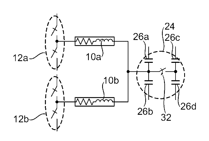 Cook top comprising at least two heating inductors