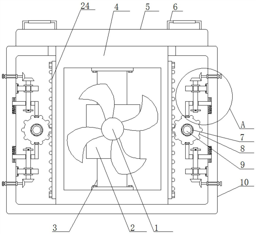 Commercial kitchen ventilation equipment convenient to install