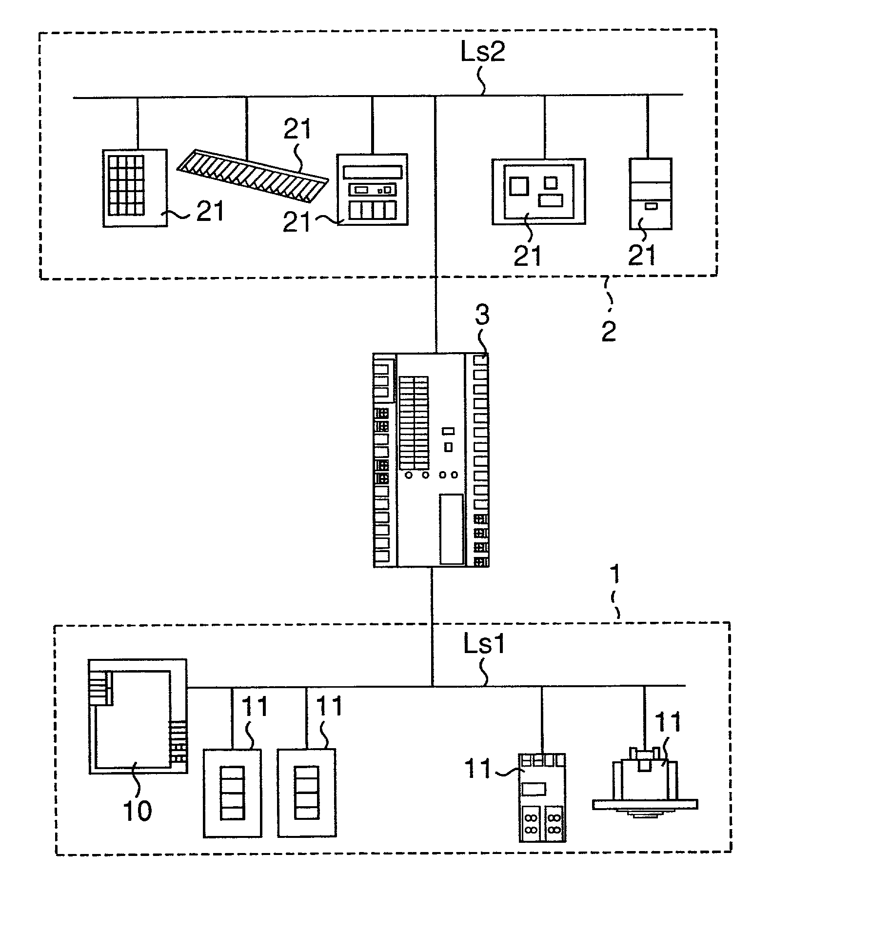 Interface apparatus provided between two remote control systems having different transmission modes