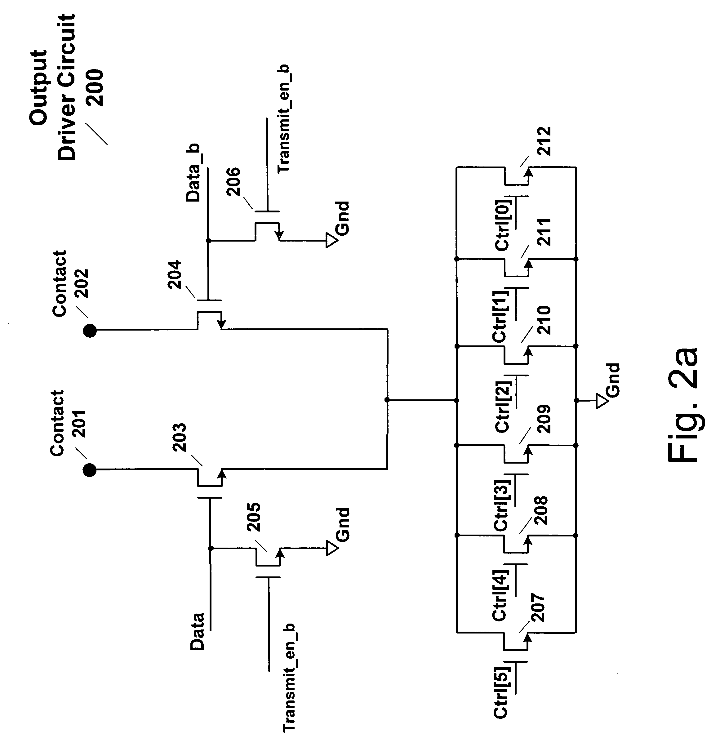 Programmable output driver turn-on time for an integrated circuit memory device