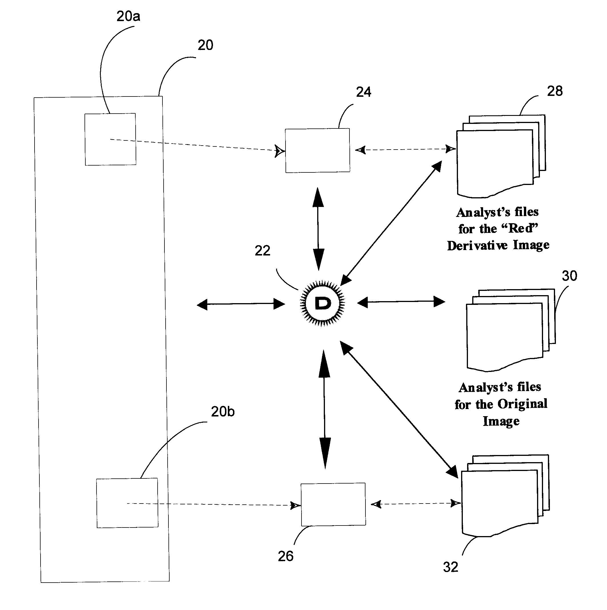 Image management system and methods using digital watermarks