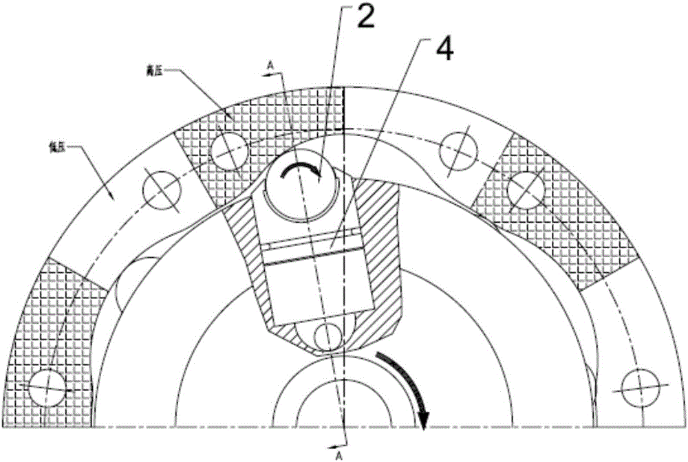 Glue-injecting plunger structure for hydraulic motor