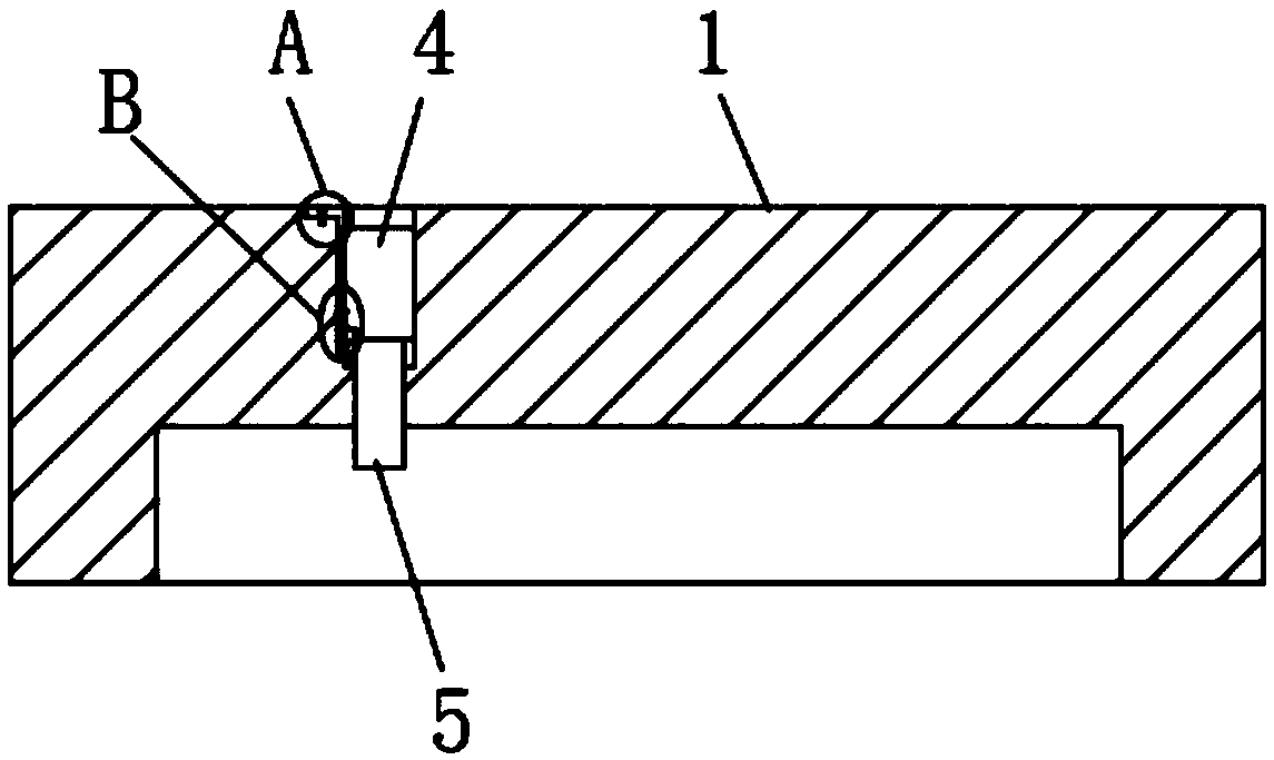 Motor shell expendable mold with insert quick-change structure