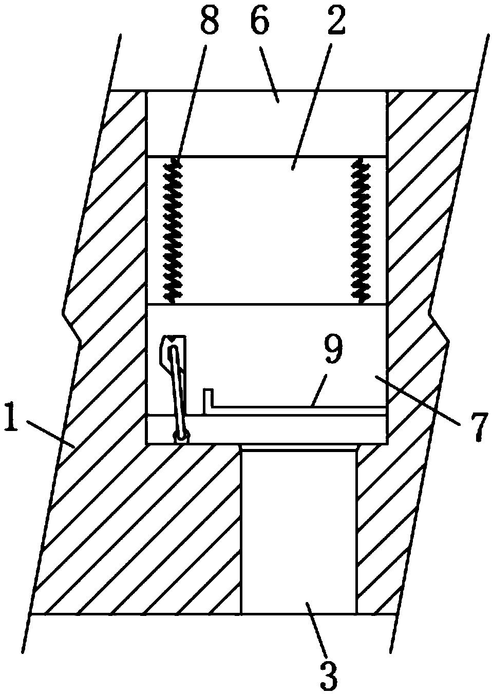 Motor shell expendable mold with insert quick-change structure