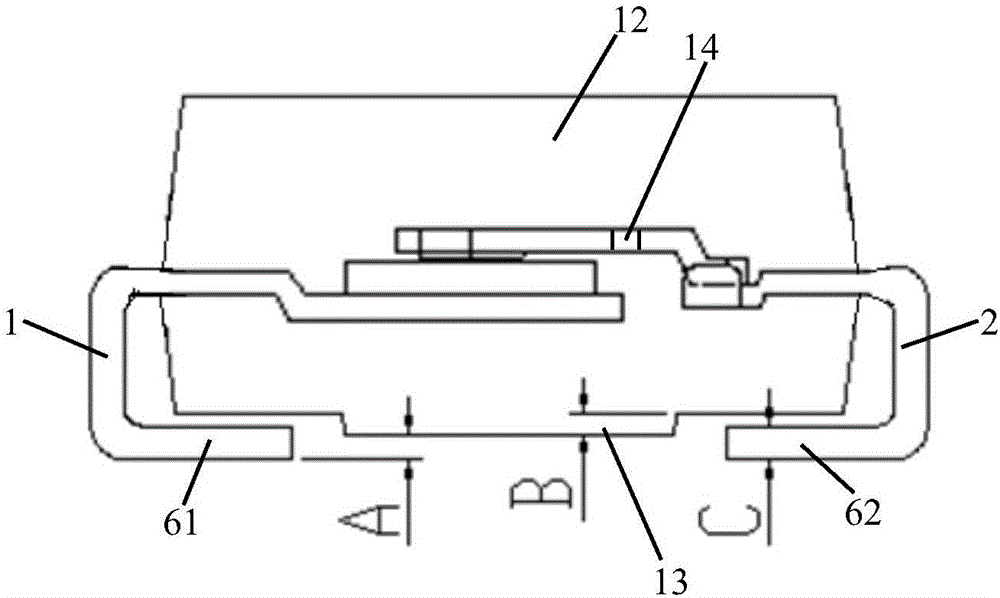 High-reliability surface mounted rectification chip