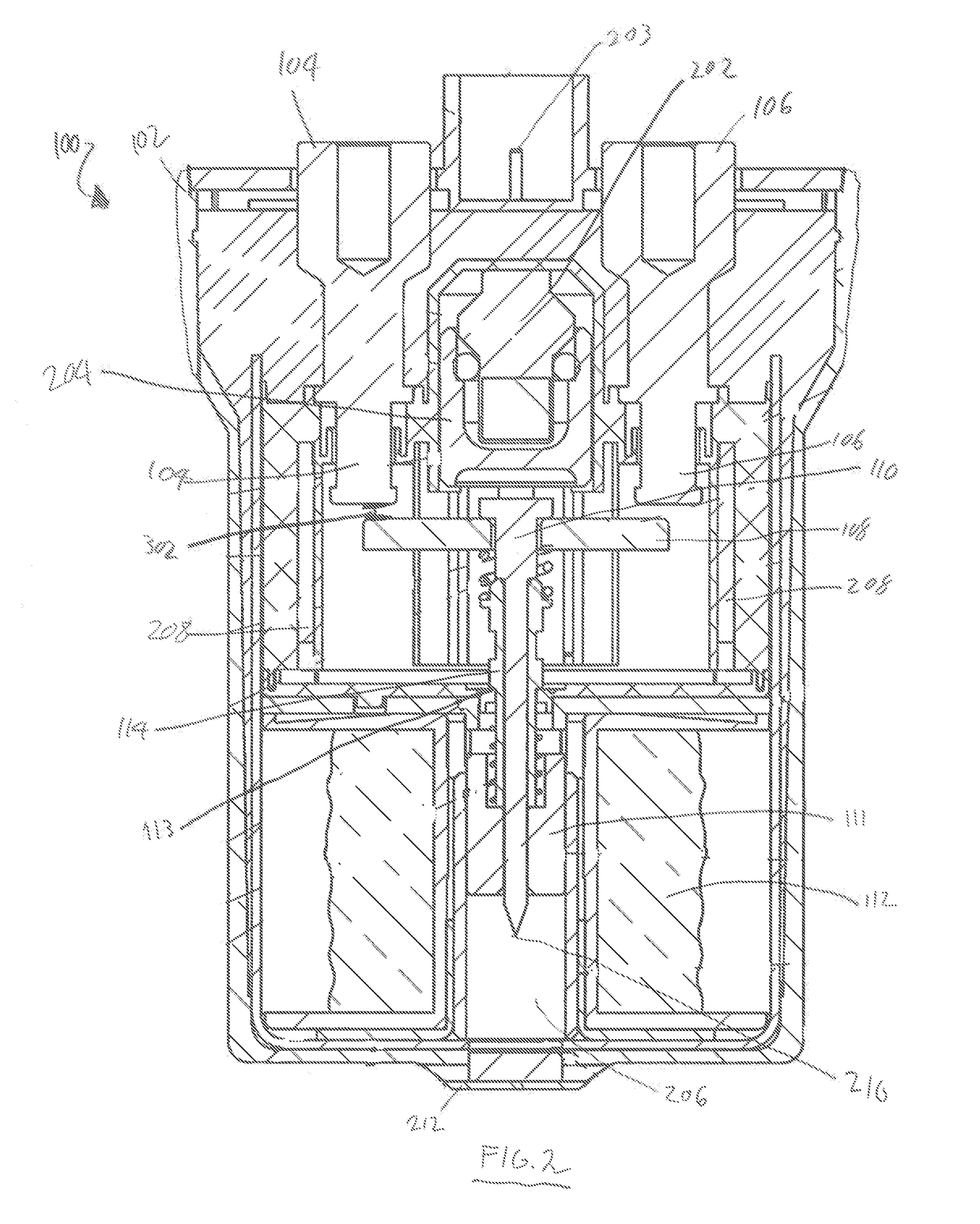 Contactor device integrating pyrotechnic disconnect features