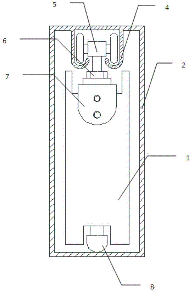 Telescopic baffle of electric vehicle