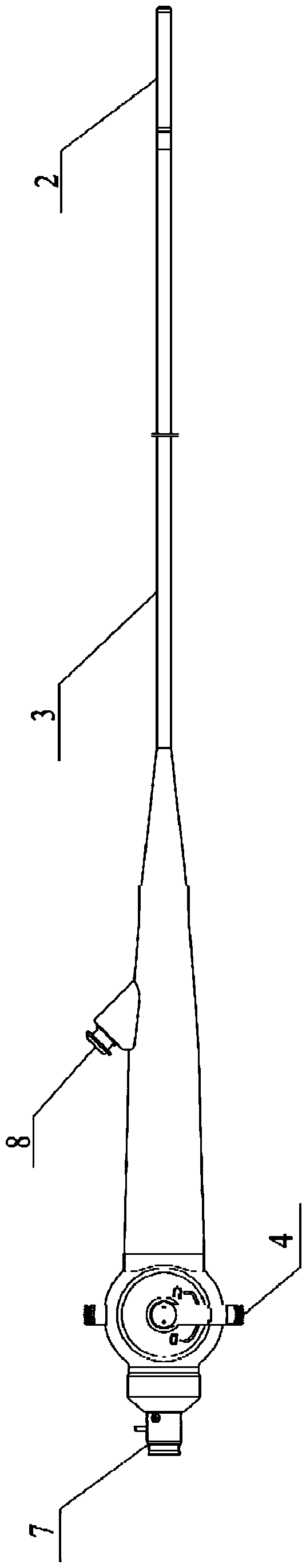 Traction fiber gathering assembly, corresponding minimally invasive instrument conveying device and gathering method