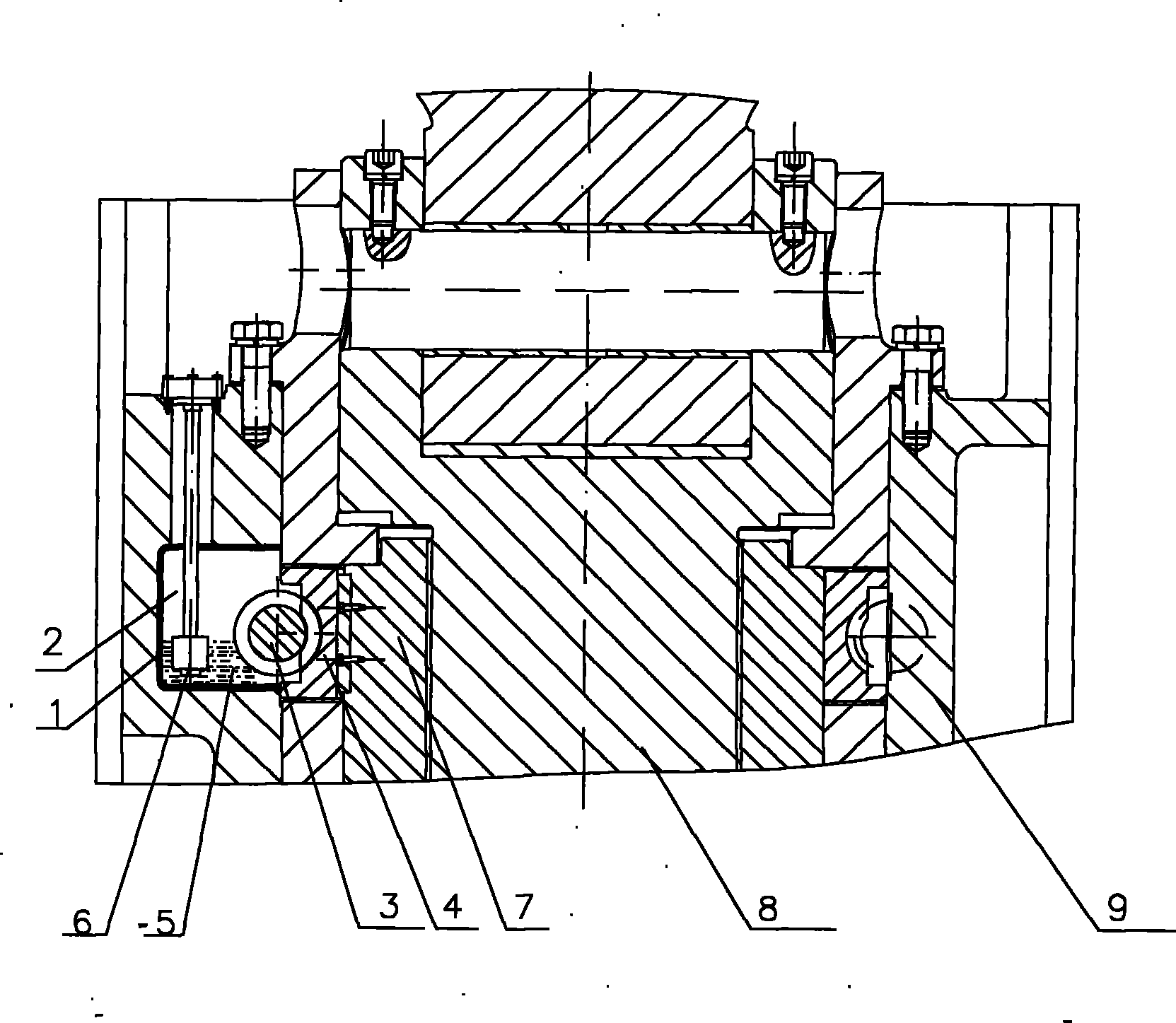 Worm gear case of press machine