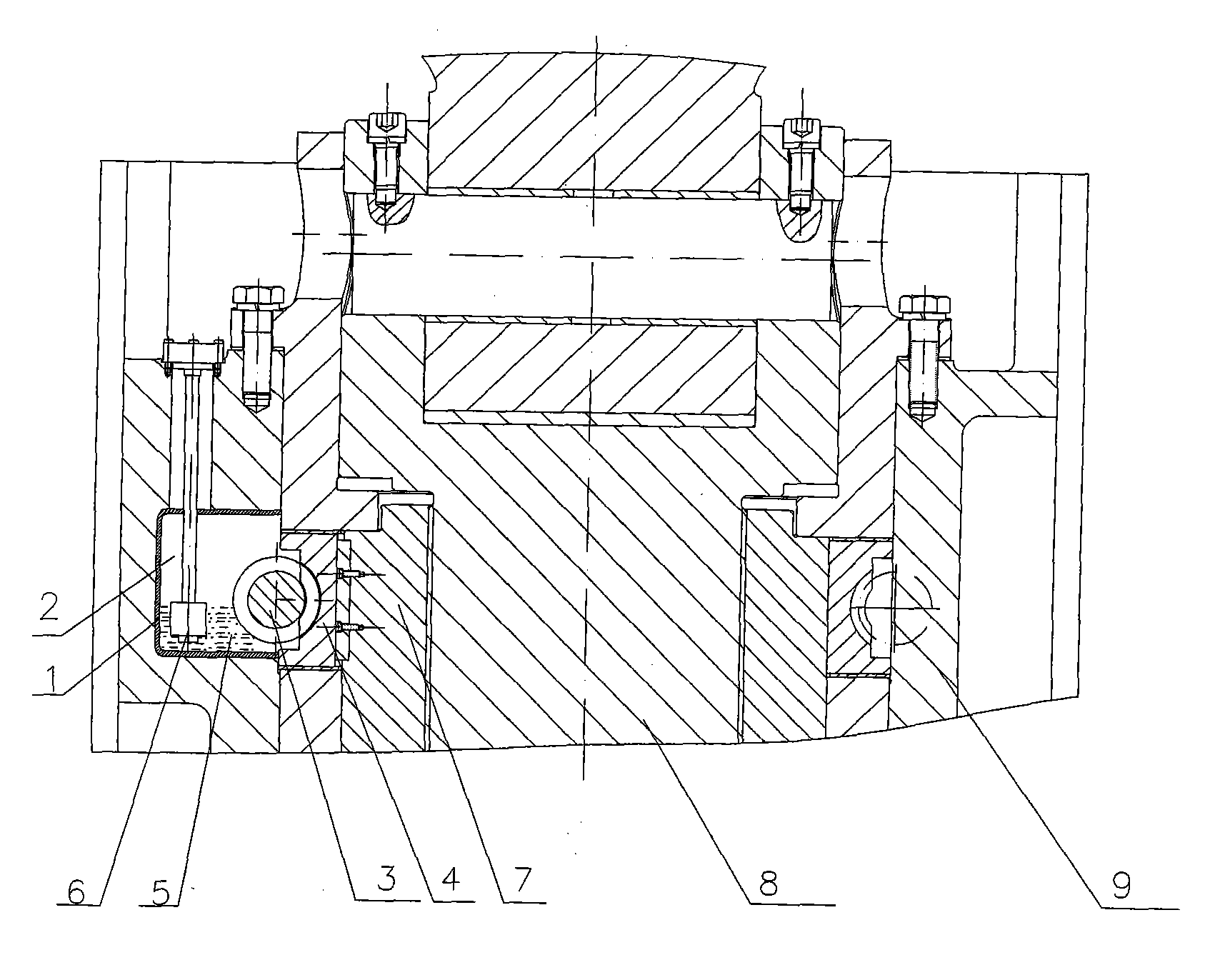 Worm gear case of press machine