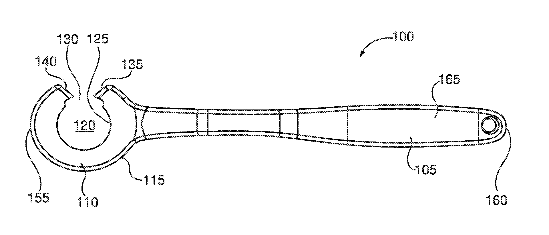 Device for holding cleaning implements