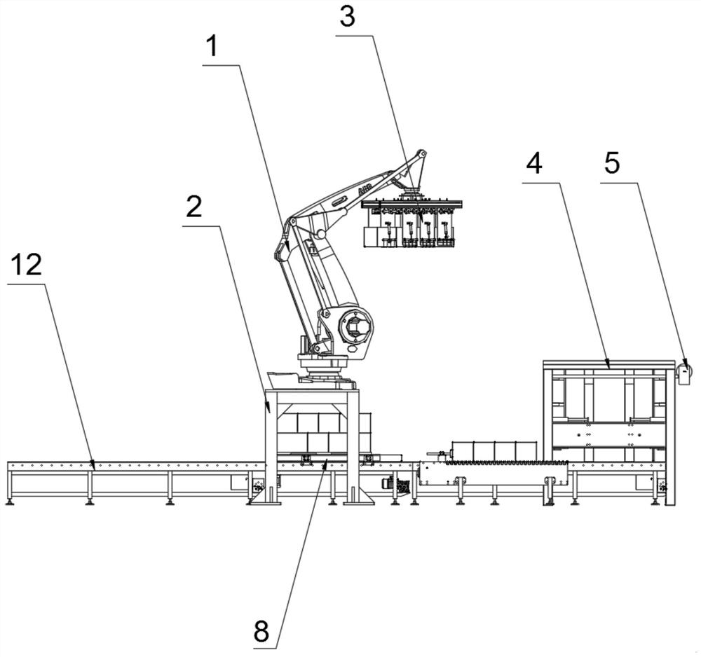 Full-automatic material sucking and grabbing equipment