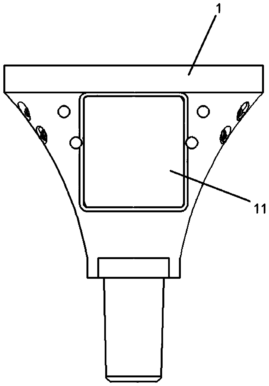 Knee joint tibial plateau prosthesis