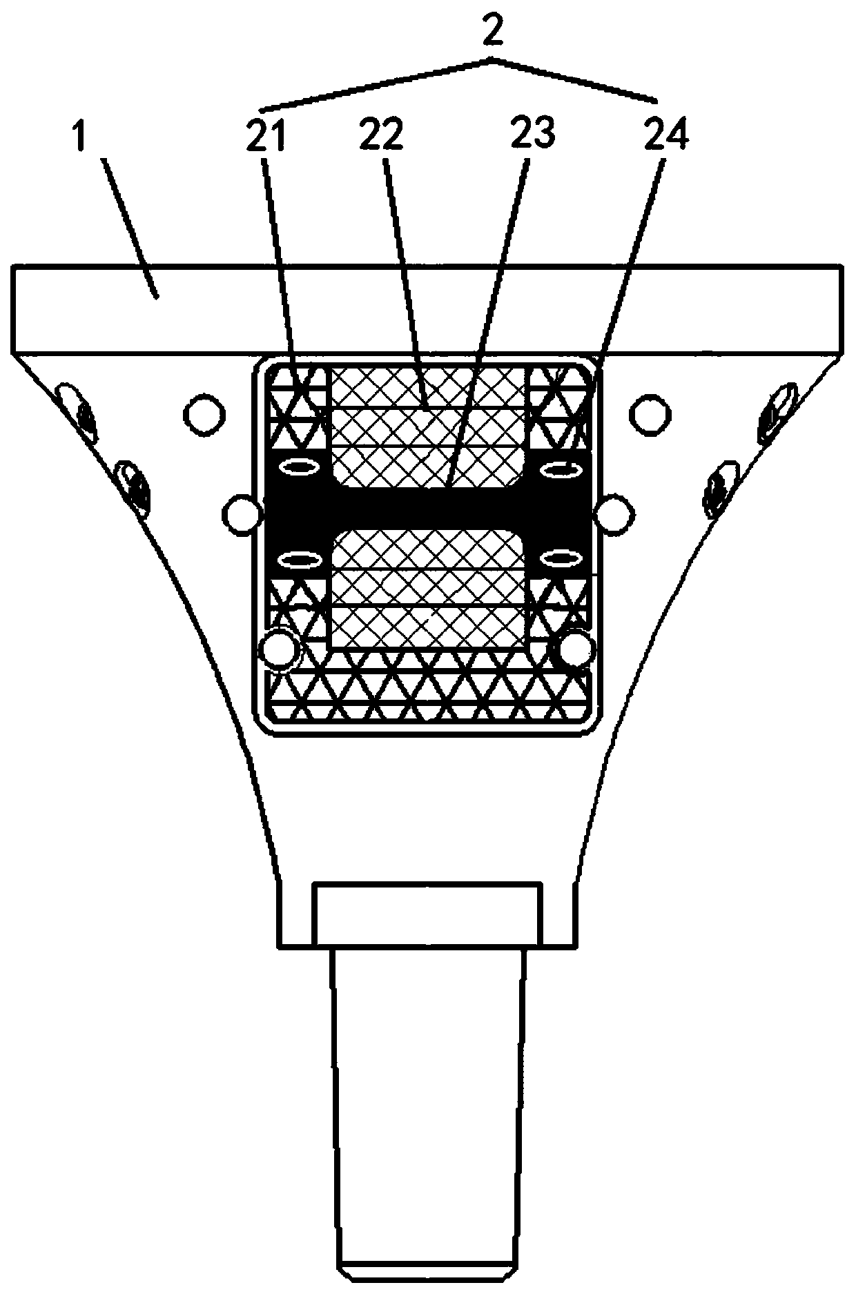 Knee joint tibial plateau prosthesis