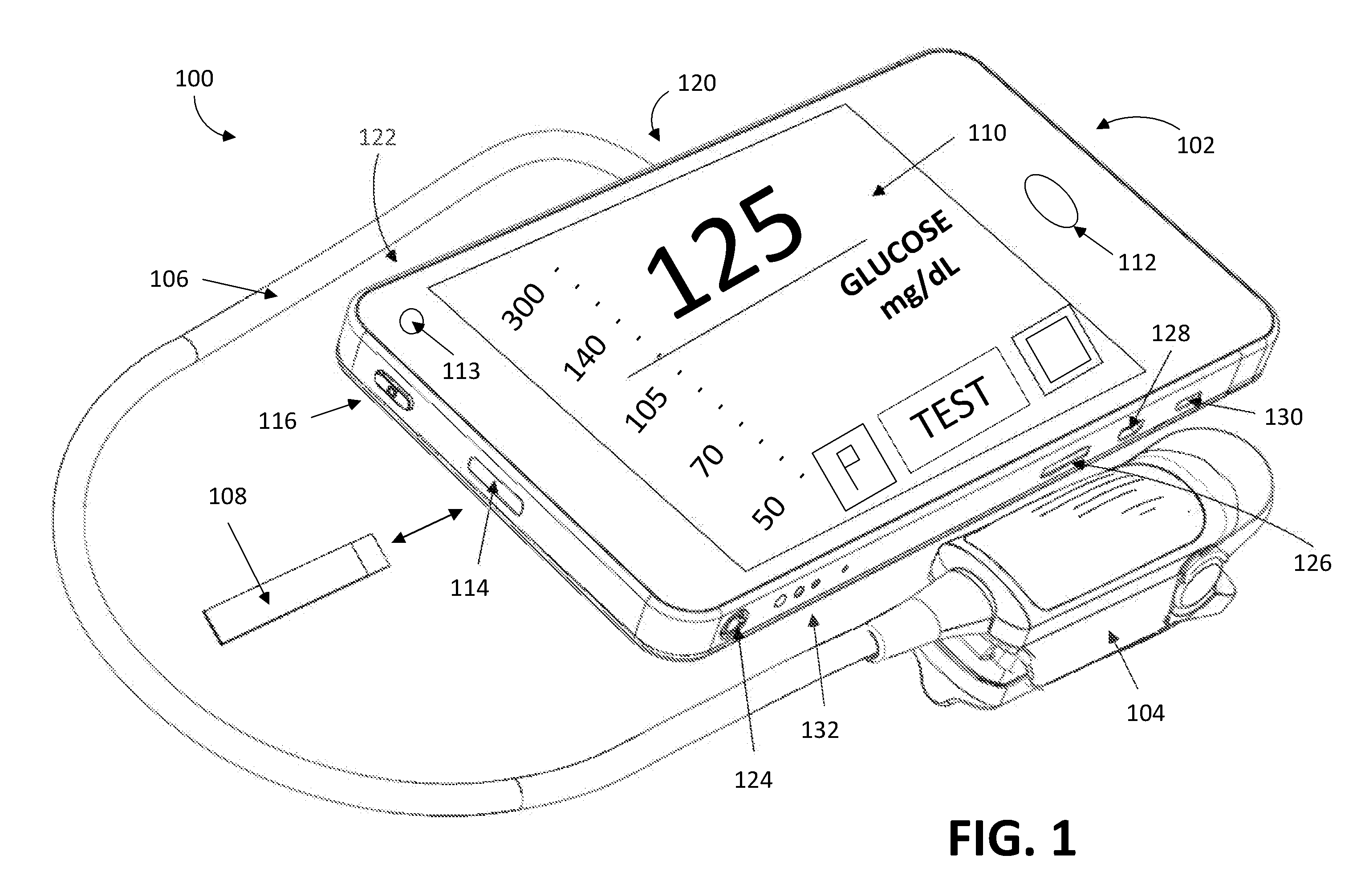 Handheld processing device including medical applications for minimally and non invasive glucose measurements